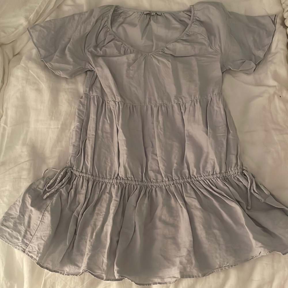 Madewell Light Gray Mini Dress